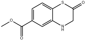 2-氧代-3,4-二氢-2H-苯并[B][1,4]噻嗪-6-羧酸甲酯 结构式