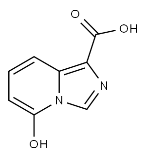 5-hydroxyimidazo[1,5-a]pyridine-1-carboxylic acid Structure