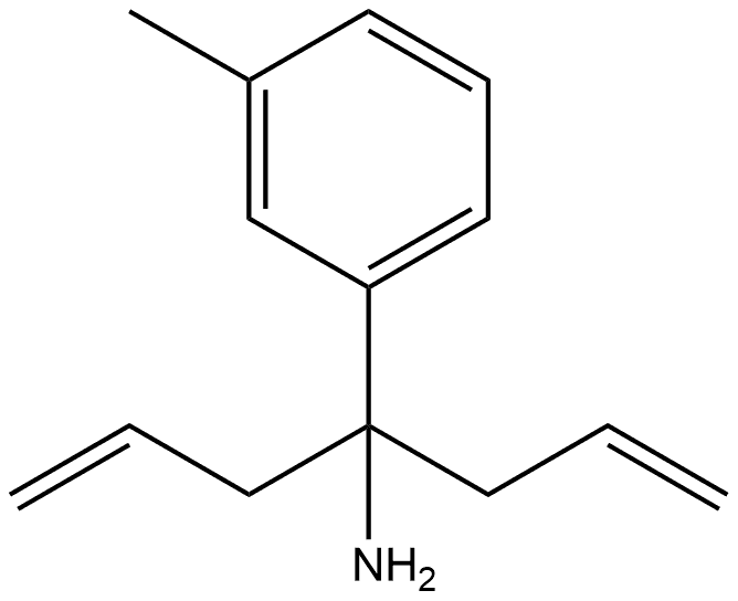 4-(m-tolyl)hepta-1,6-dien-4-amine Structure