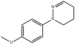 1-(4-メトキシフェニル)-1,4,5,6-テトラヒドロピリダジン 化学構造式