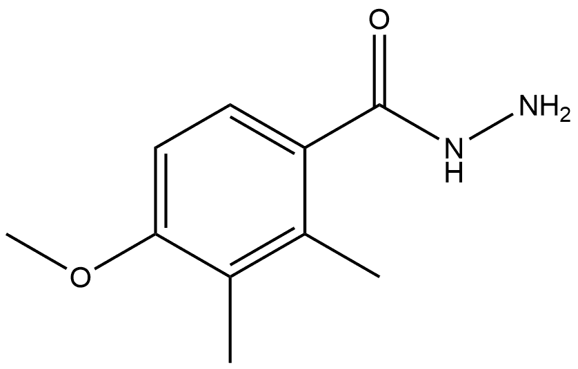 4-Methoxy-2,3-dimethylbenzoic acid hydrazide Structure