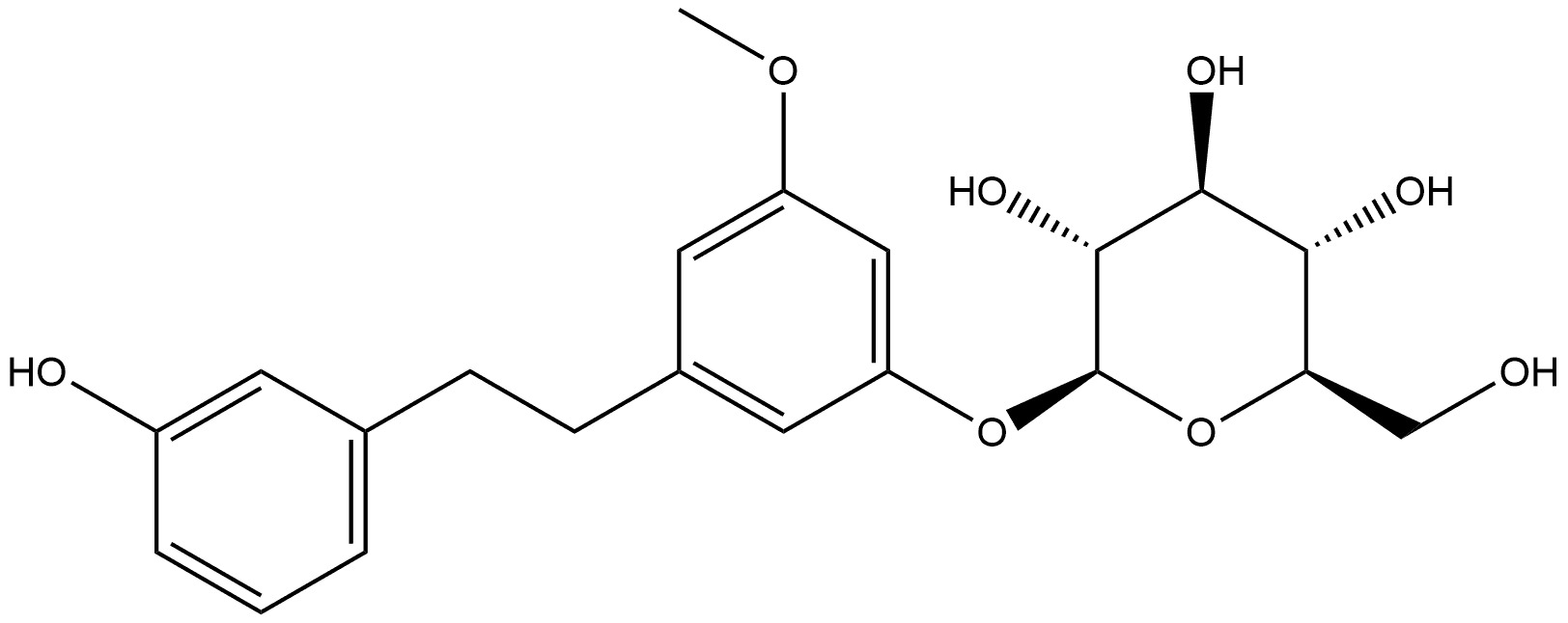 β-D-Glucopyranoside, 3-[2-(3-hydroxyphenyl)ethyl]-5-methoxyphenyl Structure