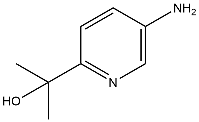 2-(5-氨基吡啶-2-基)丙-2-醇 结构式