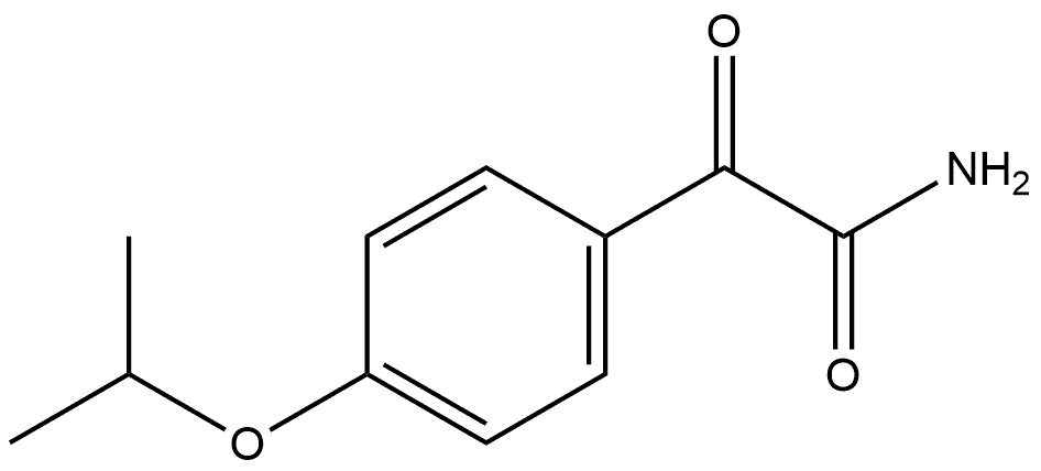 4-(1-Methylethoxy)-α-oxobenzeneacetamide 结构式