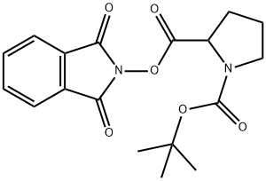 1-tert-butyl
2-(1,3-dioxo-2,3-dihydro-1H-isoindol-2-yl)
pyrrolidine-1,2-dicarboxylate 结构式