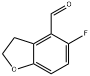 5-氟-2,3-二氢-4-苯并呋喃甲醛, 1895479-63-6, 结构式
