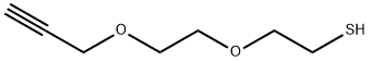 Propargyl-PEG2-Thiol Structure