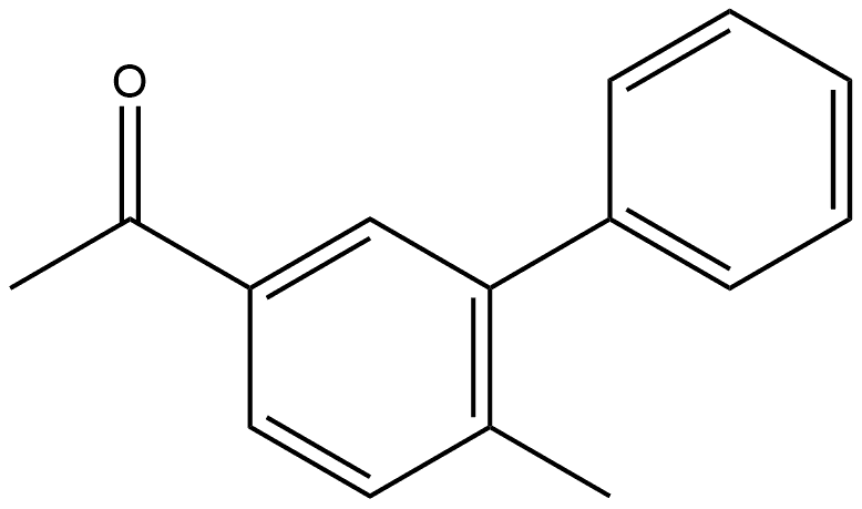 1-(6-Methyl[1,1'-biphenyl]-3-yl)ethanone Structure