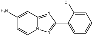 2-(2-Chlorophenyl)-[1,2,4]triazolo[1,5-a]pyridin-7-amine 结构式