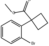 1-(2-溴苯基)环丁烷-1-甲酸甲酯,1896813-56-1,结构式