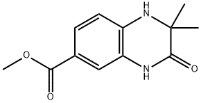 methyl 2,2-dimethyl-3-oxo-1,2,3,4-tetrahydroquinoxaline-6-carboxylate Structure