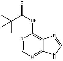 Propanamide, 2,2-dimethyl-N-9H-purin-6-yl- Structure