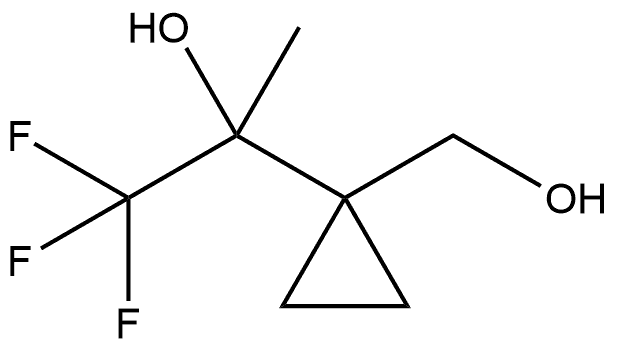 α1-Methyl-α1-(trifluoromethyl)-1,1-cyclopropanedimethanol 结构式