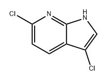 1H-Pyrrolo[2,3-b]pyridine, 3,6-dichloro- Structure