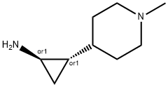 rac-(1R,2S)-2-(1-methylpiperidin-4-yl)cyclopropan-
1-amine 结构式