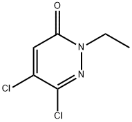 5,6-dichloro-2-ethyl-3(2H)-pyridazinone 结构式