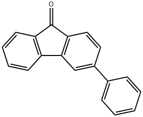 3-苯基-9H-芴酮, 19063-39-9, 结构式