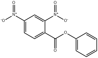 Benzoic acid, 2,4-dinitro-, phenyl ester Structure