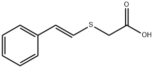 Acetic acid, [[(1E)-2-phenylethenyl]thio]- (9CI)