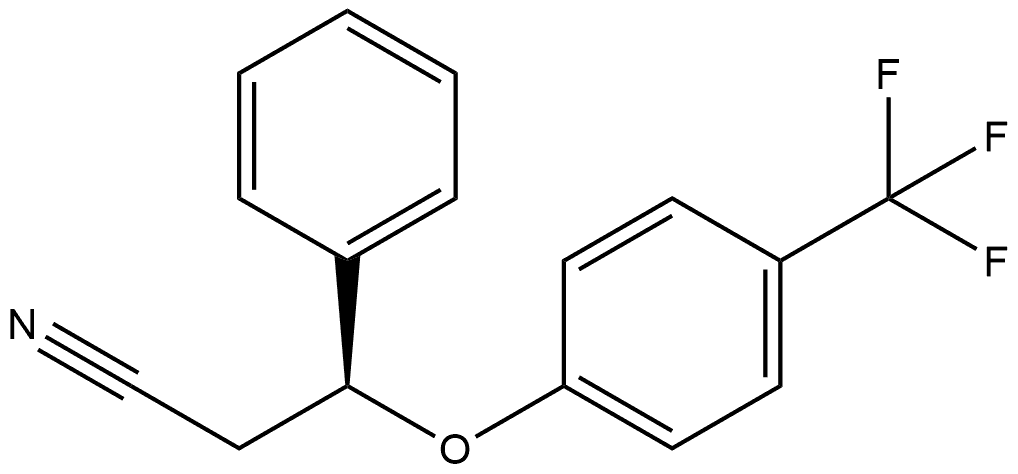 Benzenepropanenitrile, β-[4-(trifluoromethyl)phenoxy]-, (βS)-