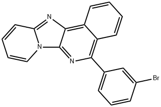 Pyrido[2',1':2,3]imidazo[4,5-c]isoquinoline, 5-(3-bromophenyl)- 结构式