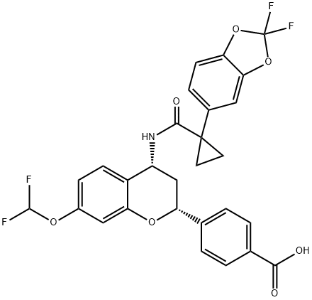 ABBV-2222 (GLPG2222), 1918143-53-9, 结构式