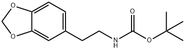 Carbamic acid, N-[2-(1,3-benzodioxol-5-yl)ethyl]-, 1,1-dimethylethyl ester 结构式