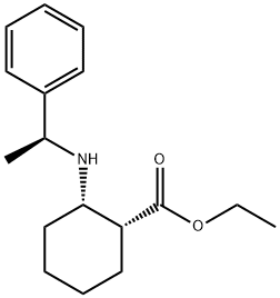 Cyclohexanecarboxylic acid, 2-[[(1S)-1-phenylethyl]amino]-, ethyl ester, (1R,2S)-
