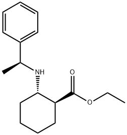 Cyclohexanecarboxylic acid, 2-[[(1S)-1-phenylethyl]amino]-, ethyl ester, (1S,2S)-