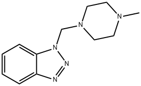 1-[(4-Methylpiperazin-1-yl)methyl]-1H-1,2,3-benzotriazole Structure