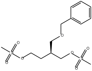 1,4-Butanediol, 2-[(phenylmethoxy)methyl]-, 1,4-dimethanesulfonate, (2R)-