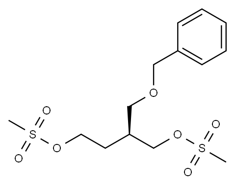 1,4-Butanediol, 2-[(phenylmethoxy)methyl]-, 1,4-dimethanesulfonate, (2R)-
