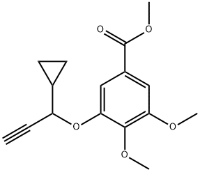 Benzoic acid, 3-[(1-cyclopropyl-2-propyn-1-yl)oxy]-4,5-dimethoxy-, methyl ester