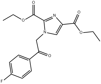 Diethyl 1-[2-(4-fluorophenyl)-2-oxoethyl]-1h-imidazole-2,4-dicarboxylate,1923237-09-5,结构式