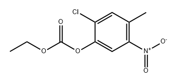 2-chloro-4-methyl-5-nitrophenyl ethyl carbonate 结构式