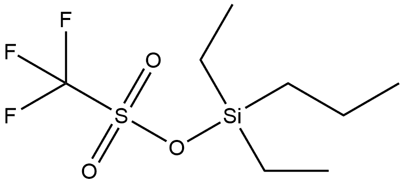 二乙基丙基硅烷基 三氟甲磺酸盐 结构式