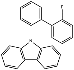 9H-Carbazole, 9-(2'-fluoro[1,1'-biphenyl]-2-yl)- Structure