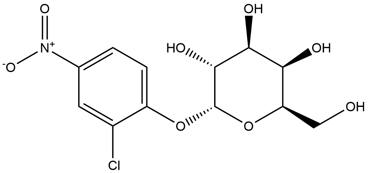 α-D-Galactopyranoside, 2-chloro-4-nitrophenyl Structure