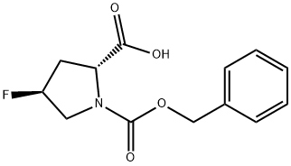 N-CBZ-反式-4-氟-D-脯氨酸, 1932069-39-0, 结构式
