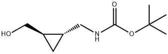 (1R,2R)-2-[(BOC-氨基)甲基]环丙基]甲醇, 1932141-66-6, 结构式