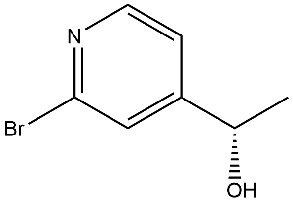(S)-1-(2-溴吡啶-4-基)乙-1-醇, 1932185-22-2, 结构式