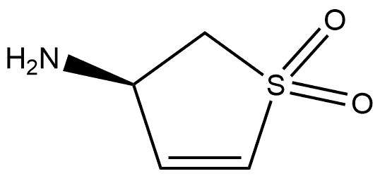 3-Thiophenamine, 2,3-dihydro-, 1,1-dioxide, (3R)- Struktur
