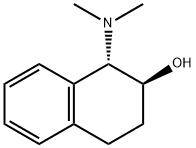 rac-(1R,2R)-1-(dimethylamino)-1,2,3,4-tetrahydronaphthalen-2-ol, trans Structure