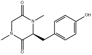2,5-Piperazinedione, 3-[(4-hydroxyphenyl)methyl]-1,4-dimethyl-, (3S)-