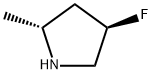 Pyrrolidine, 4-fluoro-2-methyl-, (2R,4R)- Structure