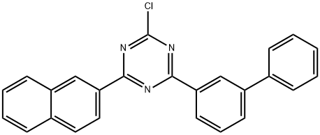 1,3,5-Triazine, 2-[1,1'-biphenyl]-3-yl-4-chloro-6-(2-naphthalenyl)-|
