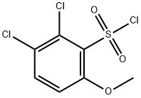 Benzenesulfonyl chloride, 2,3-dichloro-6-methoxy- Structure
