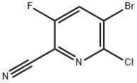 2-Pyridinecarbonitrile, 5-bromo-6-chloro-3-fluoro-|5-溴-6-氯-3-氟吡啶甲腈