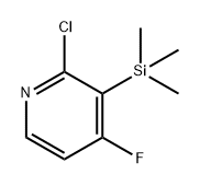 2-氯-3-(三甲基甲硅烷基)-4-氟吡啶 结构式