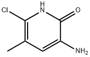 3-Amino-6-chloro-5-methylpyridin-2-ol 结构式